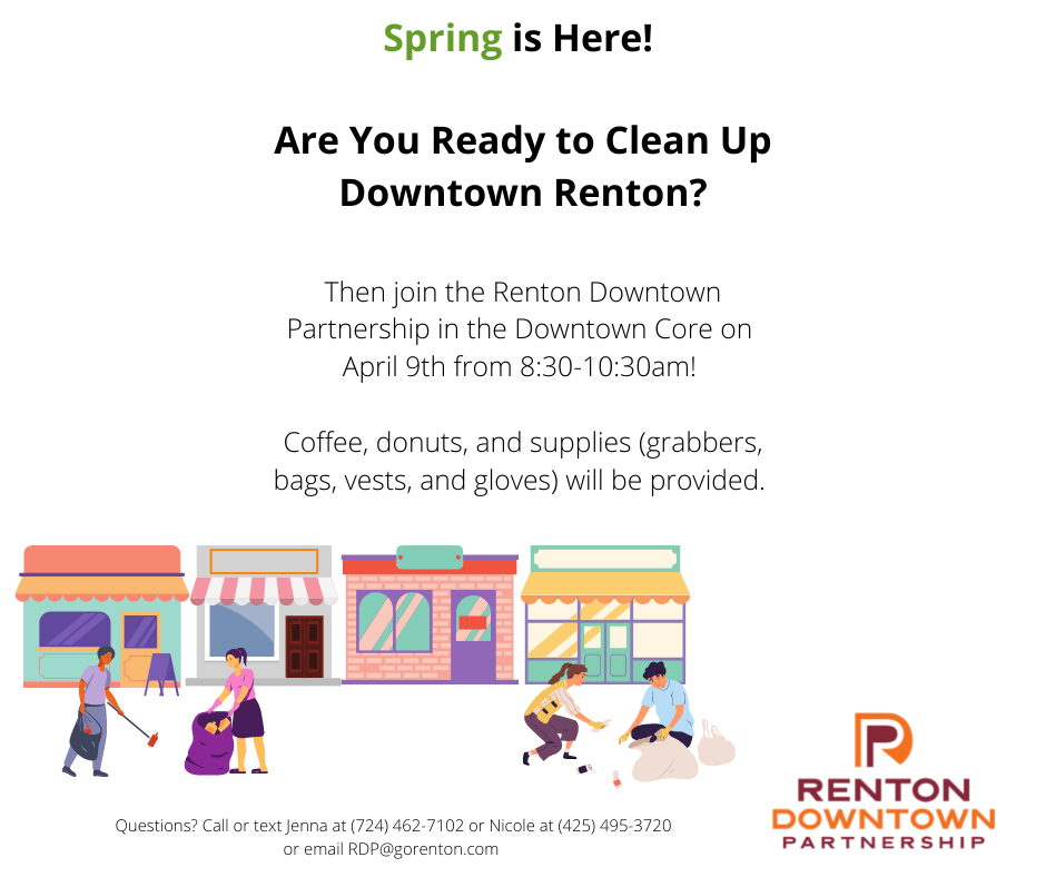 Downtown Renton Clean Up